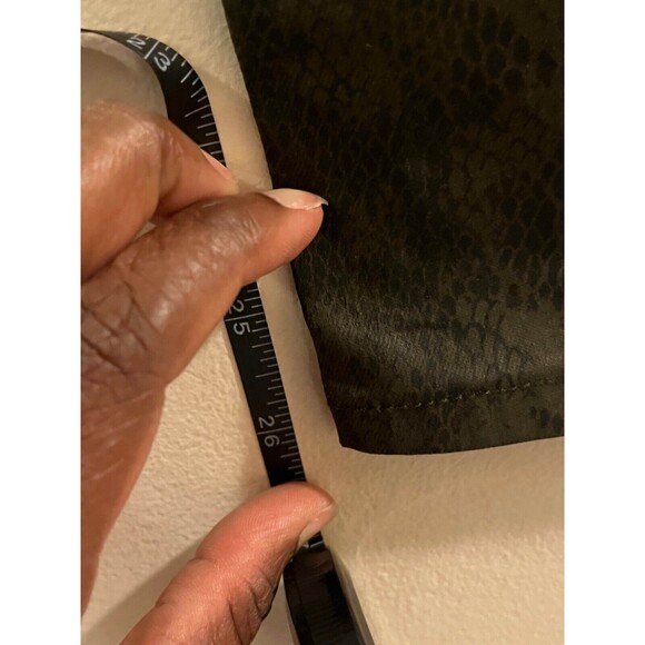 Zara Straight Leg Jeans Women Brown Animal Print 5-Pockets Size 30 Waist Medium - Picture 7 of 7